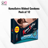 KamaSutra Ribbed Condom Pack of 12
